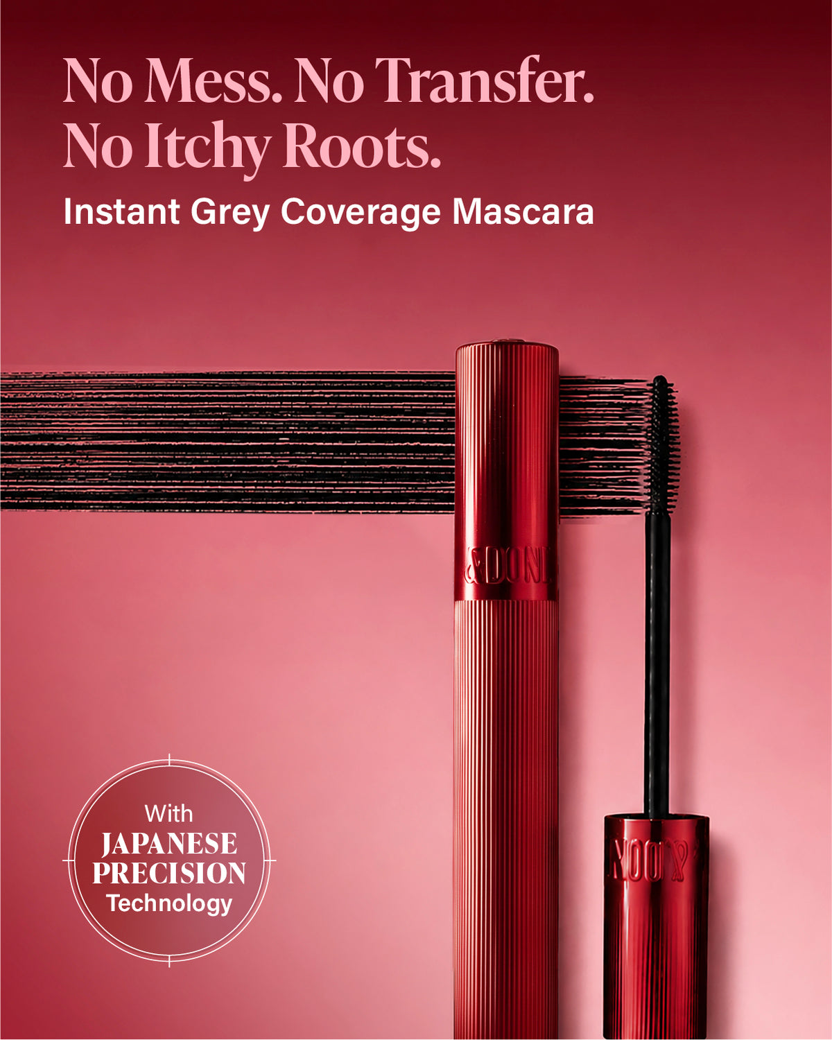 Grey Coverage Mascara (Natural Black)
