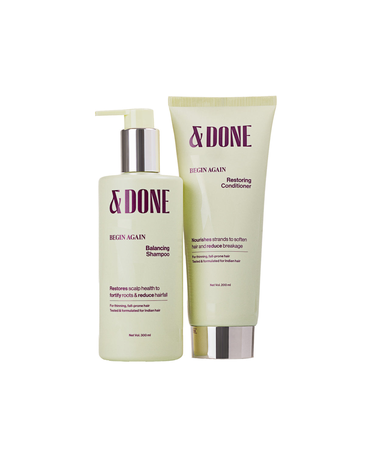 Anti-Hairfall Shampoo + Conditioner