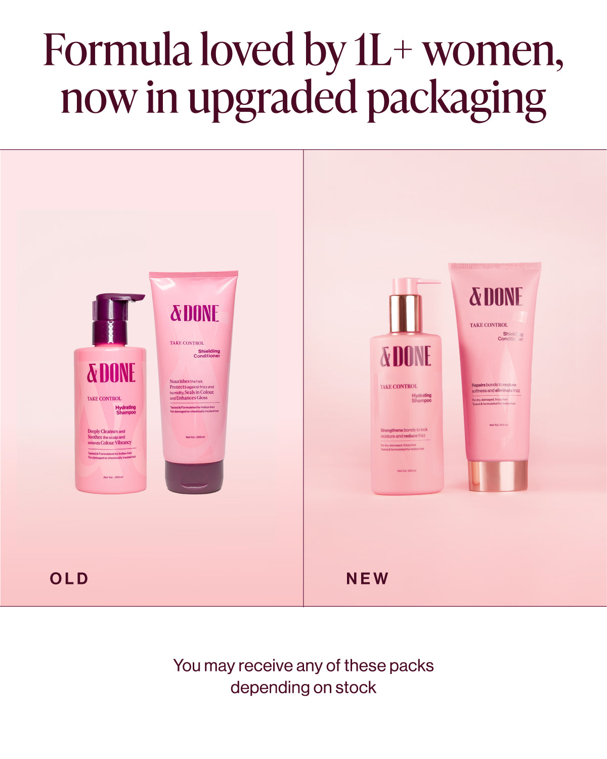 Buy Shampoo Conditioner Serum Combo Online | &Done Hair