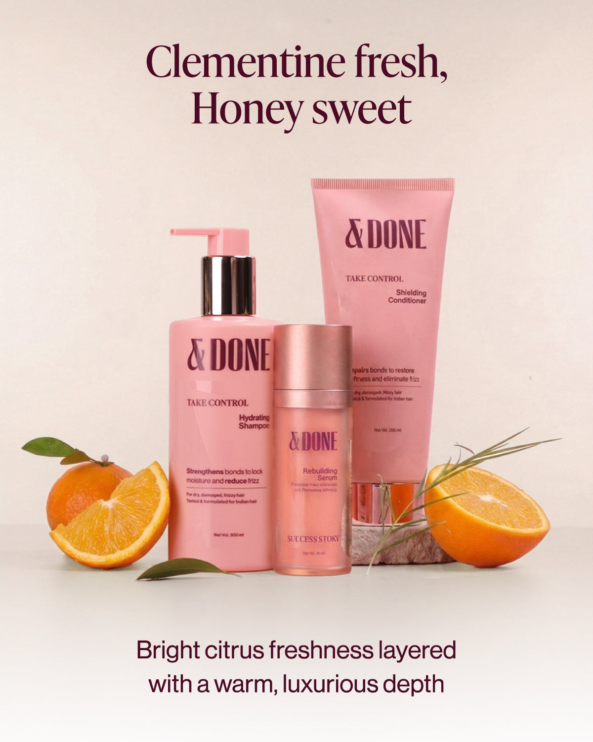 Buy Shampoo Conditioner Serum Combo Online | &Done Hair